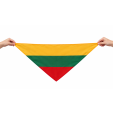 Trispalvė Lietuvos sirgaliaus skarelė